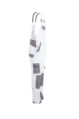 Produktbild von Herren Latzhose Norit weiß/zink Größe 64