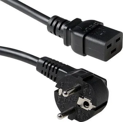 Obrázek produktu pro ACT AK5186, 3 m, CEE7/7, C19 rozdvojovač, 230 V, 16 A