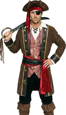 Produktbild von Piraten Jack - Karneval Faschingskostüm Herren Größe: XXL