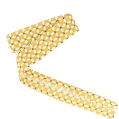 Image de Biais 3 m x 20 mm - Croix jaunes