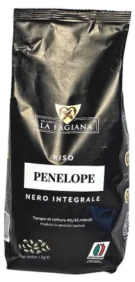 Produktbild von La Fagiana - Riso Integrale Penelope Schwarzer Vollkornreis 1 kg - Glutenfrei - Aus Venetien