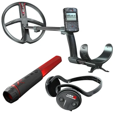 Produktbild von XP DEUS 2 II 28 FMF RC WSA ST Metalldetektor, 28cm Suchspule, WSA ST Funkkopfhörer + Gratis Mi6 (DEUS2-28FMFRCWSASTG)