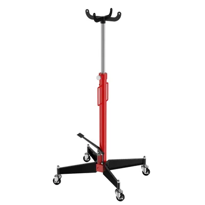 Produktbild von FIVMEN Mobiler Getriebeheber hydraulisch mit 500 kg Hubkapazität,Arbeitshöhe 111.5-190 cm,stufenlos regulierbar Wagenheber,Motorheber mit Fußpedal und 360° Lenkrollen,Hebezeug für KFZ und LKW