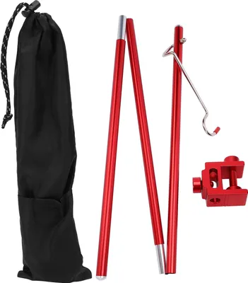 Produktbild von Outdoor Camping faltbare Lichtmast tragbare Aluminiumlegierung Stand Lampe BracketRed