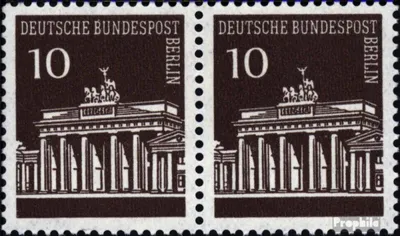 Produktbild von Briefmarken Berlin (West) 1966 Mi 286wP waagerechtes Paar postfrisch Brandenburger Tor