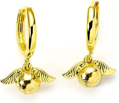 Produktbild von Harry Potter Goldene Schnatz-Ohrringe
