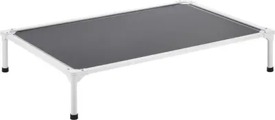 Zdjęcie produktu dla Premium Raised Dog Bed XL Grey - Oddychające legowisko z siatki - Wygodne legowisko dla psa