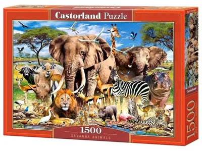 Produktbild von Castorland C-151950-2, 1500 Stück(e), Tiere, 9 Jahr(e)