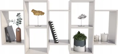 Produktbild von MATKAM Polon BIS Wandregal in moderner Optik, B/H/T 147x65x21 cm, laminierte Möbelplatte 18 mm, in verschiedenen Ausführungen erhältlich, (Kaschmir)