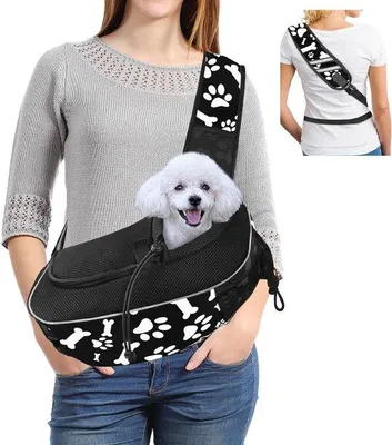 Productafbeelding van Draagtas voor Katten en Honden: Schoudertas voor Puppy's en Kleine Huisdieren met Verstelbare Gordel