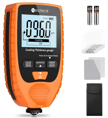 Productafbeelding van Lakdiktemeter met LCD-scherm voor staal en aluminium - meetbereik 0-1500μm
