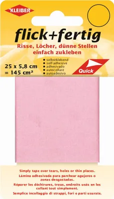 Produktbild von KLEIBER Reparatur-Set Flick + Fertig rosa selbstklebend