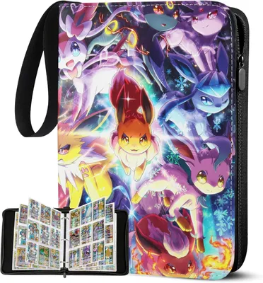 Produktbild von Sammelalbum für Pokemon Karten, 50 Seiten 900 Taschen Sammelkarten Album, Tragbar Wasserdicht PolyurethanKarten Halter Heft Ordner Buch, Sammelkartenalben für