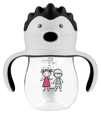 Immagine prodotto di Akuku bottiglia per bere peso paglia tritan 250ml bambini a prova di perdite