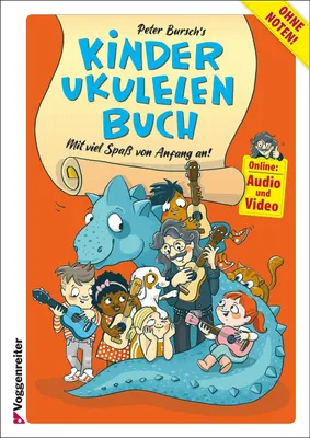 Obrázok produktu pre Peter Bursch's Kinder-Ukulelenbuch: Spielerischer Einstieg in das Ukulelenspiel ohne Noten - Mit viel Spaß von Anfang