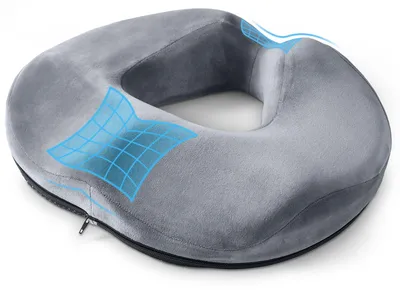 Produktbild von Ergonomisches Donutkissen für Hämorrhoiden und Bequeme Sitzhaltung