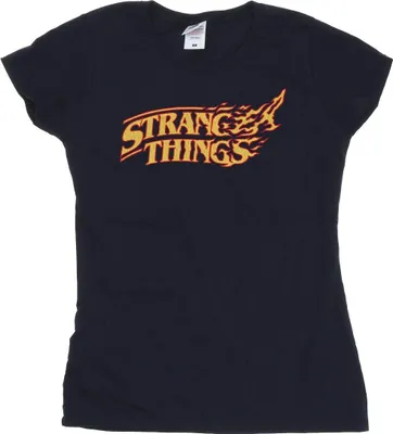 Produktbild von Netflix - "Stranger Things" T-Shirt für Damen BI40355 (XXL) (Marineblau)
