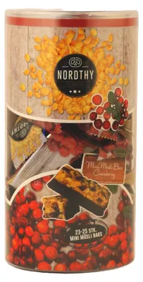 Produktbild von Nordthy Mini Müsli Bar Preiselbeere 23 Stk. 400g