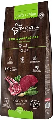 Produktbild von Starvita Trockenfutter Erwachsener Hund Lamm 12kg