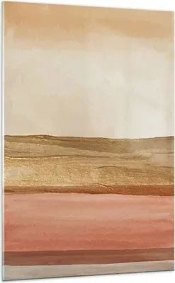 Produktbild von Bilder auf glas - Einteilig - Gold Abstraktion Linien - 70x100cm - Glasbilder - Wandbilder - Bilder - zum Aufhängen bereit - Wanddekoration aus Glas - Glas Bilder - Wandbild auf Glas - GPA70x100-4739