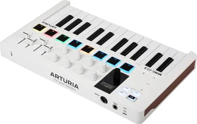 Produktbild von Arturia Minilab 3 MIDI-Keyboard 25 Tasten USB Weiß