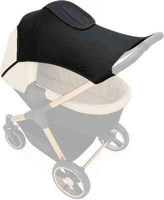 Zdjęcie produktu dla Parasol do wózka, regulowany, czarny, do wózka