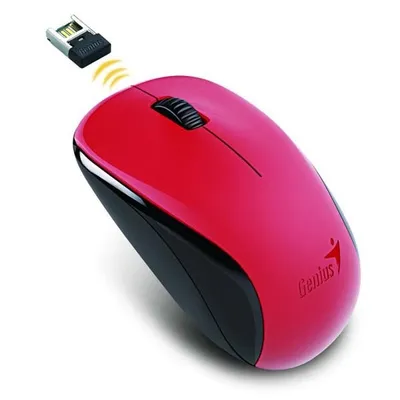 Zdjęcie produktu dla GENIUS Genius NX-7000/Kancelářská/Optická/1 200 DPI/Bezdrátová USB/Červená
