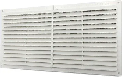 Productafbeelding van Ventilatierooster kunststof 225 x 430 mm voor ventilatie met insectenbescherming