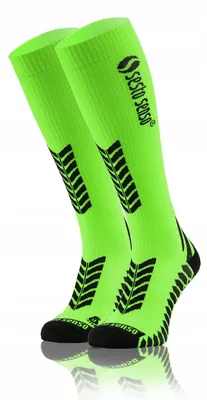 Produktbild von Sesto Senso Kompressionssocken für Sport und Laufen Grün 35-38