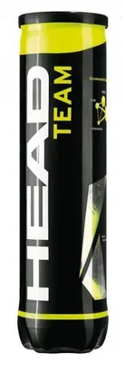 Produktbild von HEAD Team Tennisbälle, Druckball, 4 Stück, für alle Beläge, nachhaltig verpackt