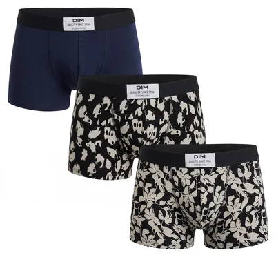 Produktbild von DIM 3er-Pack Herren-Baumwollboxershorts AD00C6D