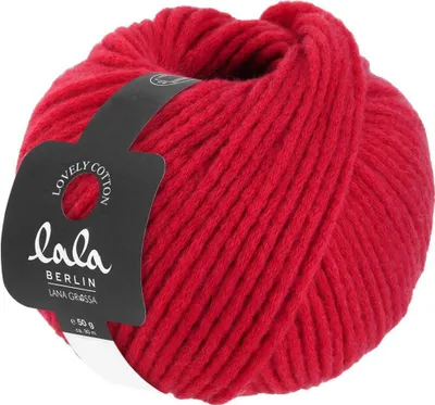Produktbild von Lana Grossa - Lala Berlin Lovely Baumwolle 0035 rot