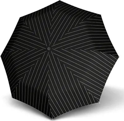 Produktbild von Knirps Taschenregenschirm Regenschirm T.200 Medium Duomatic Gatsby Black schwarz mehrfarbig