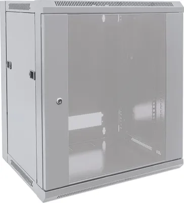 Produktbild von INTELLINET Wandverteiler 9HE 570x450mm grau,unmontiert