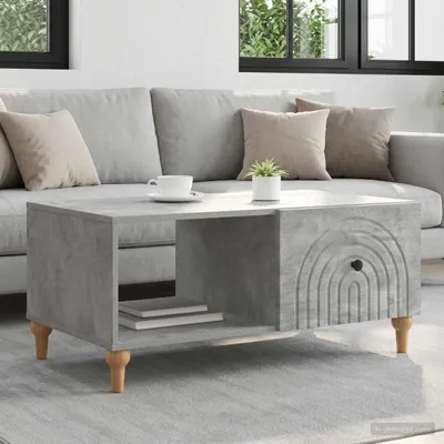 Immagine prodotto di vidaXL Tavolino da salotto grigio cemento 90 x 50 x 40 cm in materiale composito
