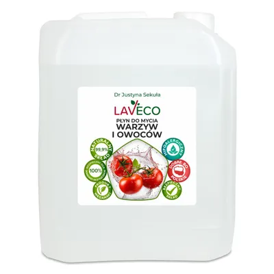 Zdjęcie produktu dla Naturalny płyn do mycia warzyw i owoców - 5 l