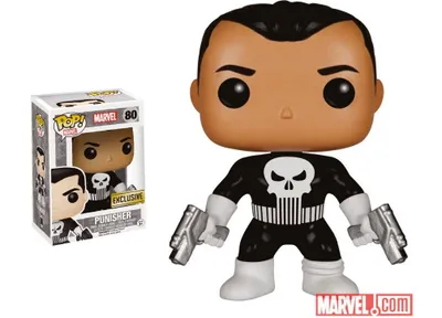 Productafbeelding van Funko Marvel Comics The Punisher POP! Bobblehead-figuur, exclusief, 9 cm, FK5083