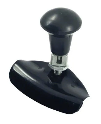 Image de CC42263 Boule de volant rotative, courbée, noire