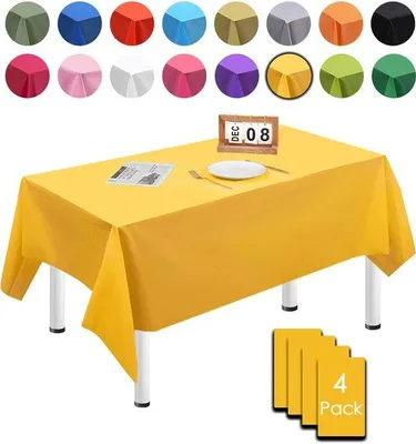 Immagine prodotto di Tovaglie gialle impermeabili 137x274 cm