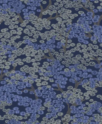 Zdjęcie produktu dla Khroma by Masureel Tapeta kwiaty fioletowym - 630671 - 53 cm x 10.05 m