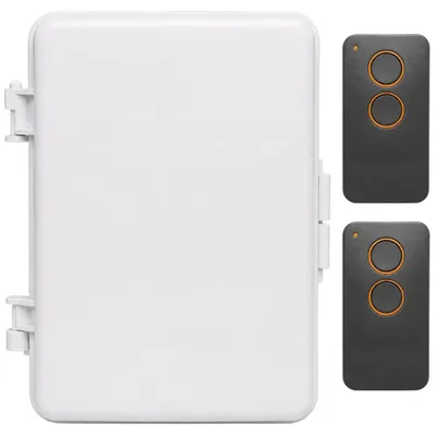 Immagine prodotto di Kit Centralina per Automazione Serrande e Tapparelle con Telecomandi, Immagine generata dall'IA