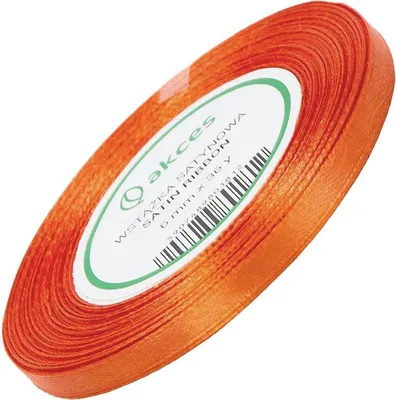 Image de Ruban satin 6 mm - Ziegel - 32 lfm