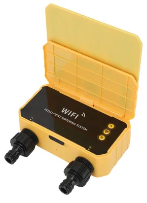 Produktbild von WiFi-Solar-Bewässerungstimer, 2 Ausgänge, automatische Bewässerung für den Garten, Hof, Regenerkennungsfunktion