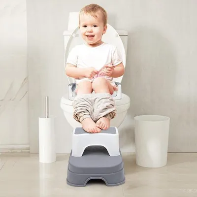 Produktbild von Famanu Toilettensitz für Kinder - mit integriertem Tritt und Spritzschutz