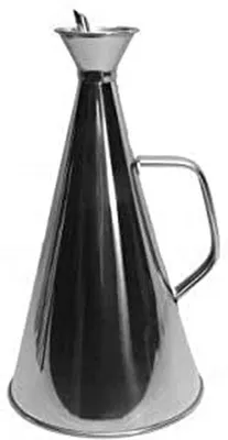 Image de Huile anti-goutte Ilsa, en acier inoxydable, 3/4 litre, couleur argent