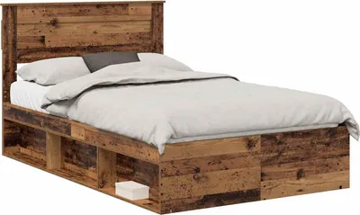 Obrázek produktu pro Rám postele vidaXL, univerzální, z masivního borového dřeva, rozměry 135 x 190 cm