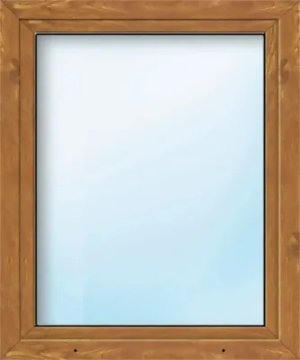 Produktbild von ARON Basic+ Kunststofffenster 1 Flügelig (Dreh-Kipp) 50x95 cm Golden Oak DIN Links (Förderfähig)