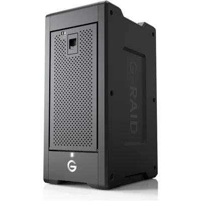 Produktbild von SanDisk Professional G-RAID SHUTTLE 8 - Festplatten-Array - 48 TB - 8 Schächte - HDD 6 TB x 8 - Thunderbolt 3, USB 3.2 Gen 2 (extern)