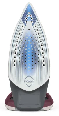 Produktbild von Tefal Dampfbügeleisen Smart Protect Plus, 2800W, Durilium Airglide Bügelsohle, weinrot/grau
