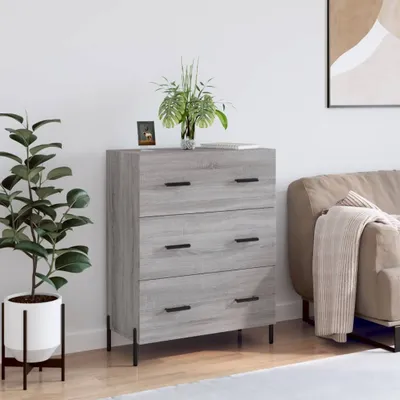 Produktbild von vidaXL Sideboard Grau Sonoma 69,5x34x90 cm Holzwerkstoff